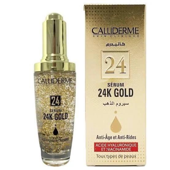 Caliderme Sérum pour le visage Gold 24 carats Anti-âge et anti-rides acide hyaluronique , Niacinamide