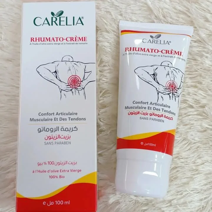 Carelia crème rhumato destinée au confort articulaire, musculaire et tendineux