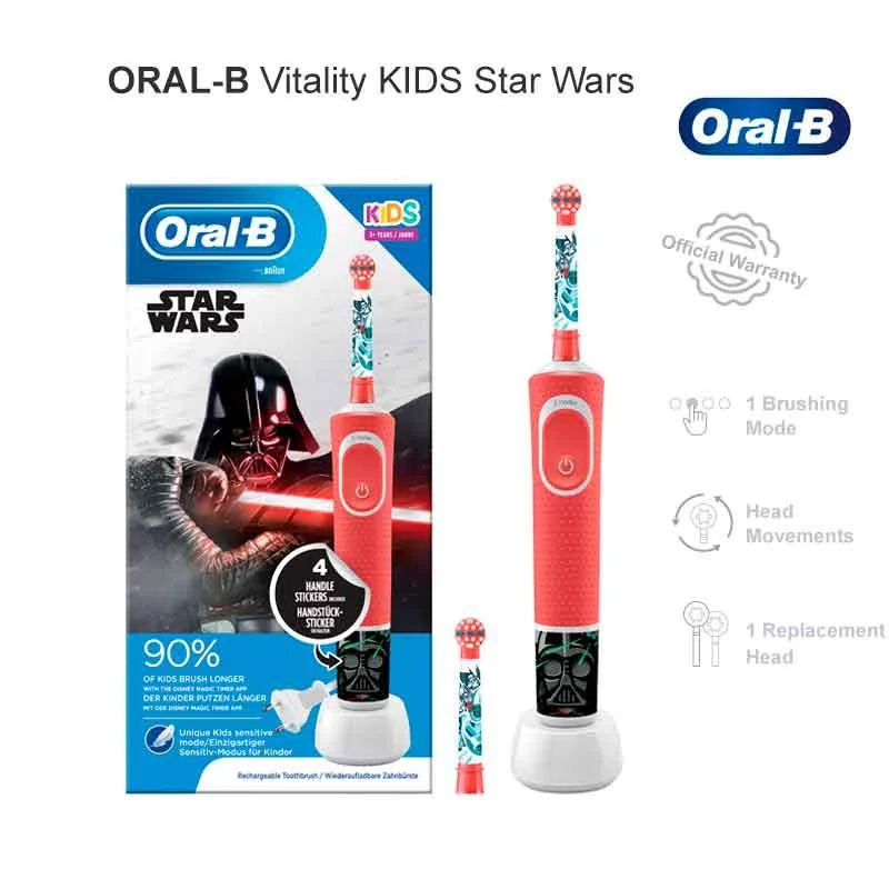 Oral -B kids Brosse à dents électrique Vitality Star Wars