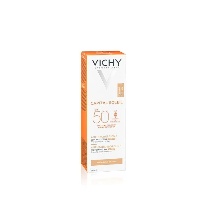 Vichy Capital Soleil crème solaire Soin Anti-Taches Teinté 3-en-1 SPF 50+